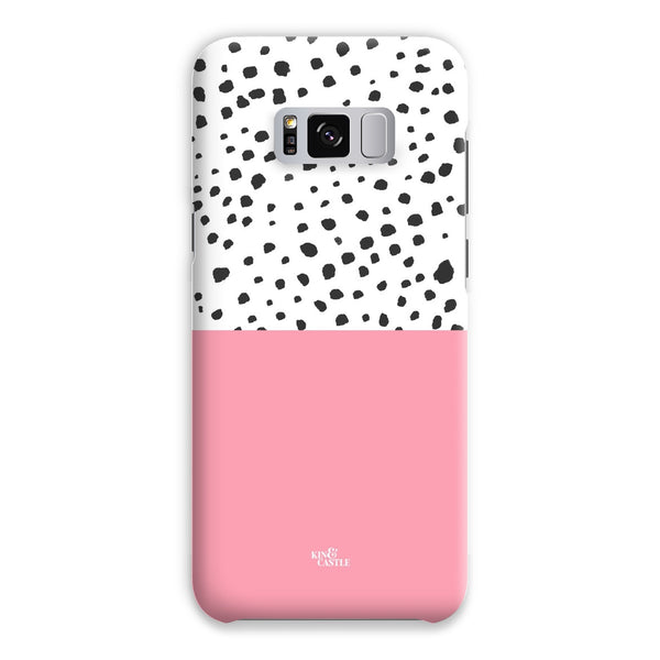 Pink & Graphite Animal Spots Snap Phone Case