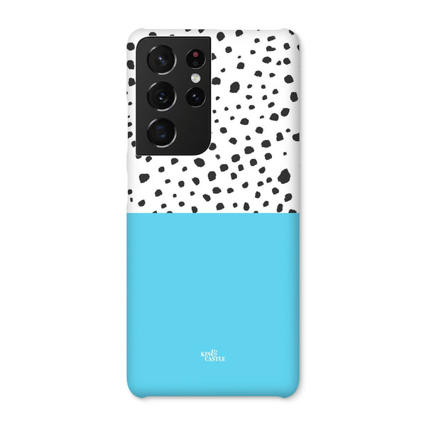 Blue & Graphite Animal Spots Snap Phone Case