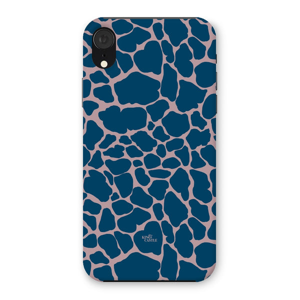 Pink & Blue Giraffe Print Snap Phone Case