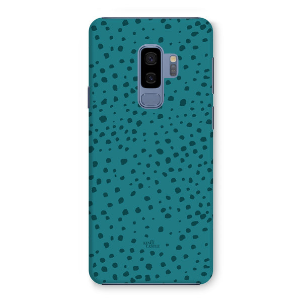 Teal Animal Spots Snap Phone Case
