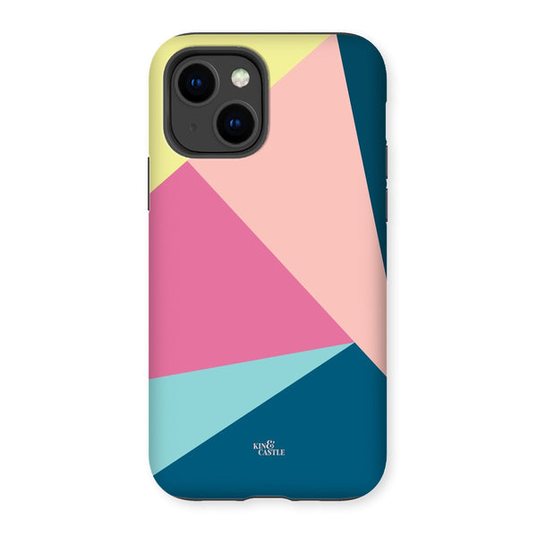 Pastel Triangles Tough Phone Case