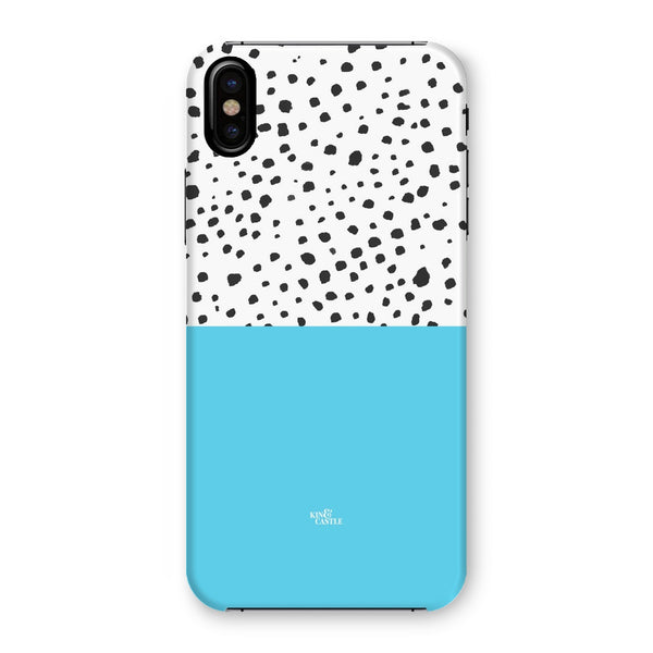 Blue & Graphite Animal Spots Snap Phone Case