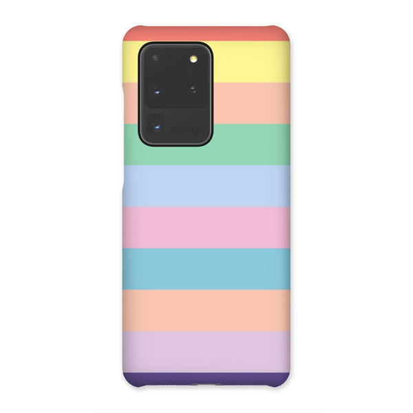 Pastel Stripe Snap Phone Case