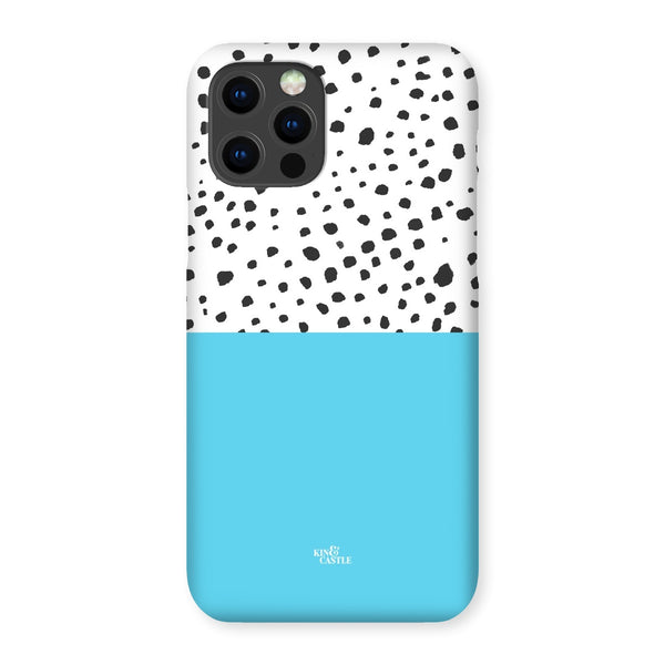Blue & Graphite Animal Spots Snap Phone Case