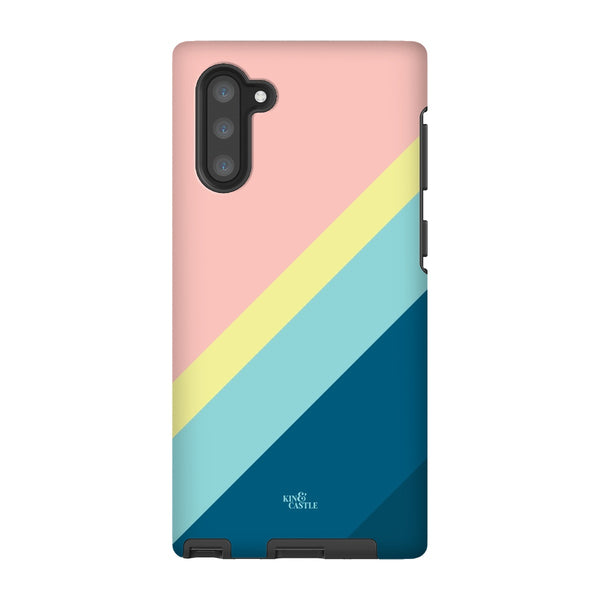 Pastels Geometric Stripe Tough Phone Case