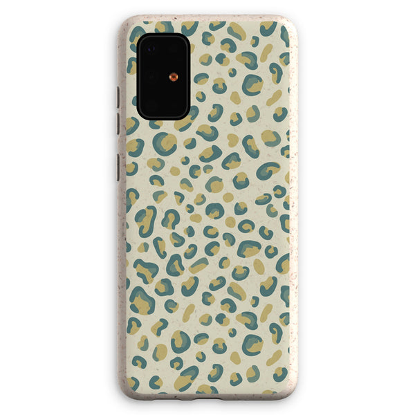 Mint Green Leopard Print Eco Phone Case