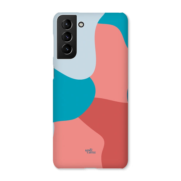 Blue, Red & Pink Abstract Snap Phone Case