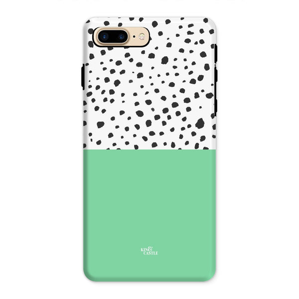 Mint & Graphite Animal Spots Tough Phone Case