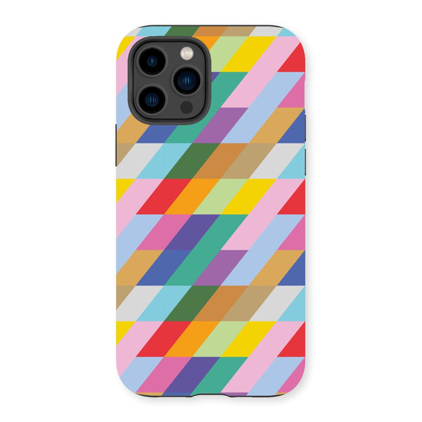 Bright Multi Diamond Tough Phone Case