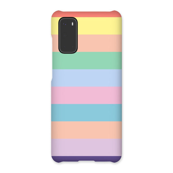 Pastel Stripe Snap Phone Case
