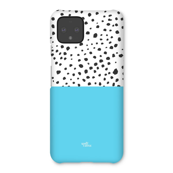 Blue & Graphite Animal Spots Snap Phone Case