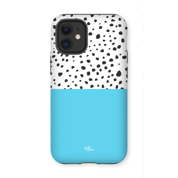 Blue & Graphite Animal Spots Tough Phone Case