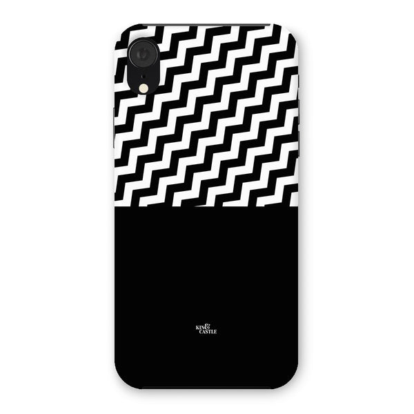 Geometric Zig Zag & Black Snap Phone Case