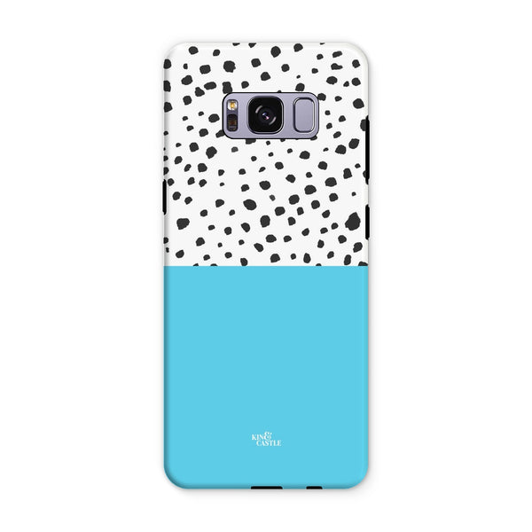 Blue & Graphite Animal Spots Tough Phone Case