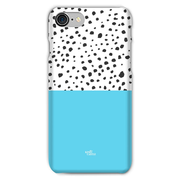 Blue & Graphite Animal Spots Snap Phone Case