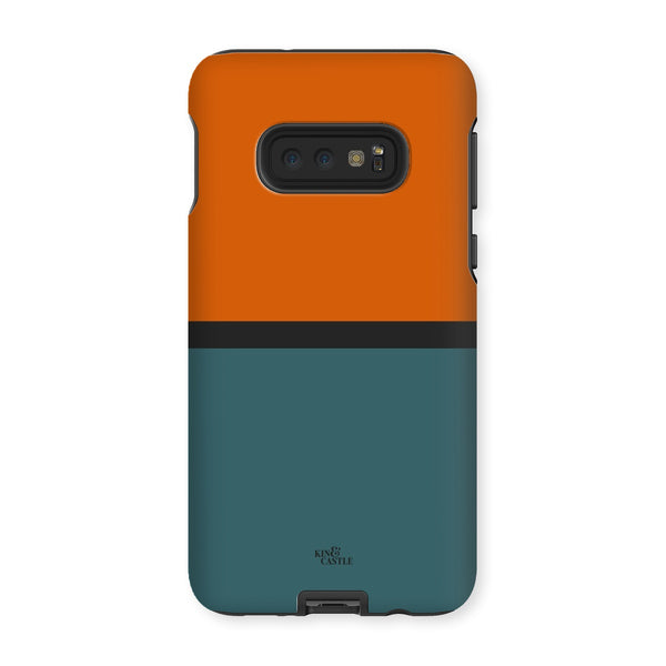 Rust & Teal Duo Tough Phone Case