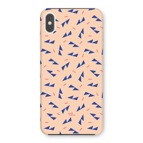 Blue Ditzy Triangles Snap Phone Case