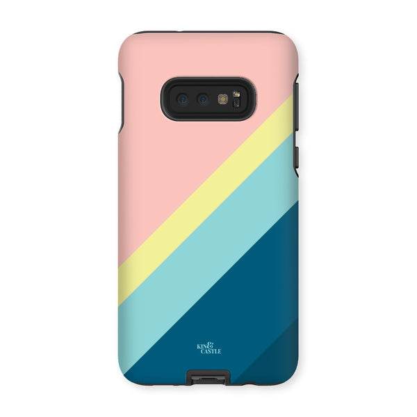 Pastels Geometric Stripe Tough Phone Case