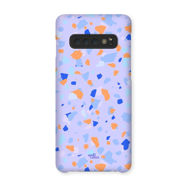 Blue & Orange Terrazzo Snap Phone Case