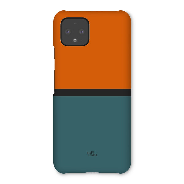 Rust & Teal Duo Snap Phone Case