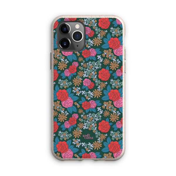 Pink & Red Garden Eco Phone Case