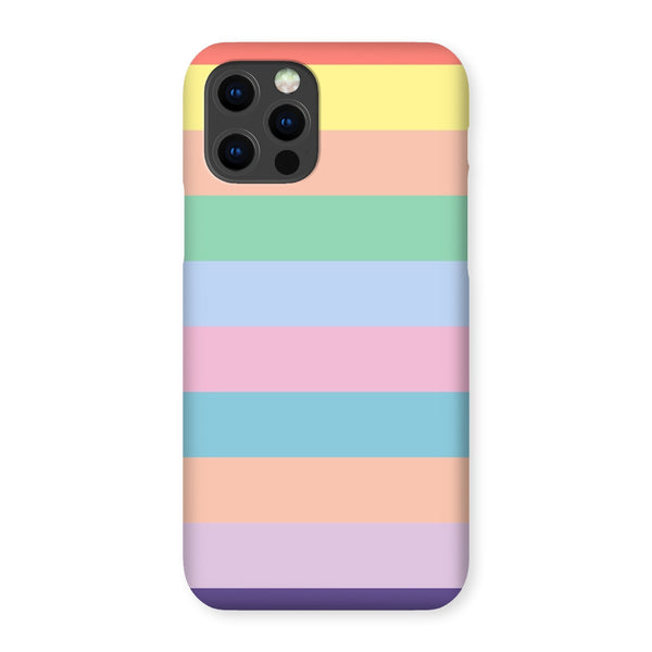Pastel Stripe Snap Phone Case
