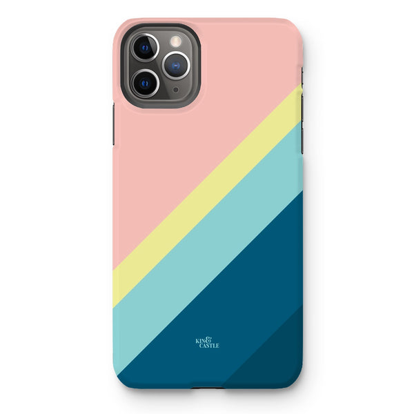 Pastels Geometric Stripe Tough Phone Case