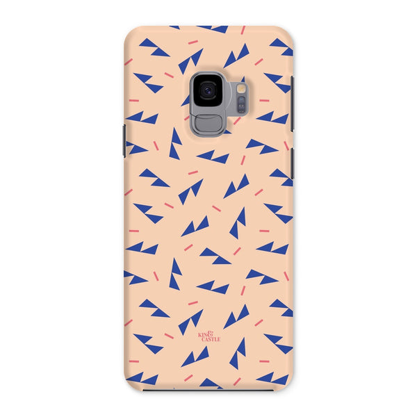 Blue Ditzy Triangles Snap Phone Case
