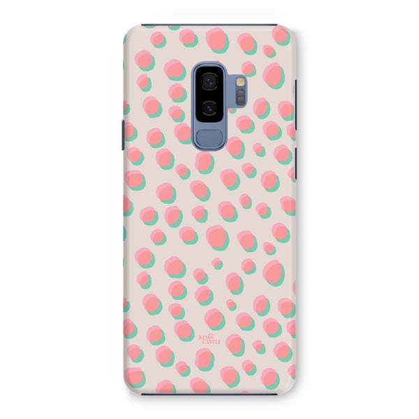 Coral & Mint Pastel Dots Snap Phone Case