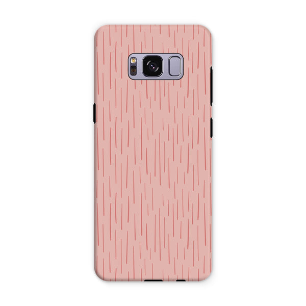 Rose Pink Dash Tough Phone Case