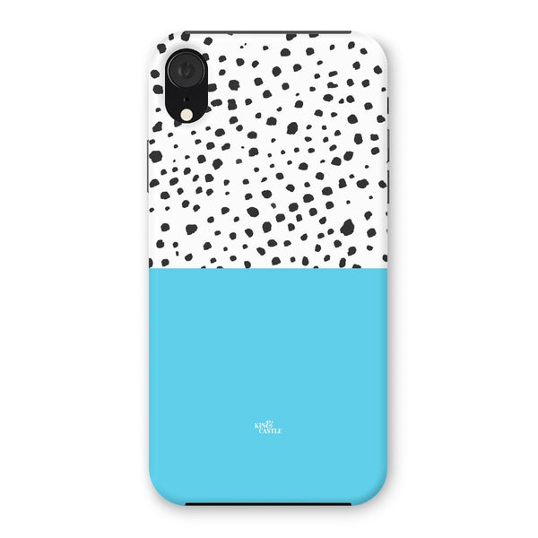 Blue & Graphite Animal Spots Snap Phone Case