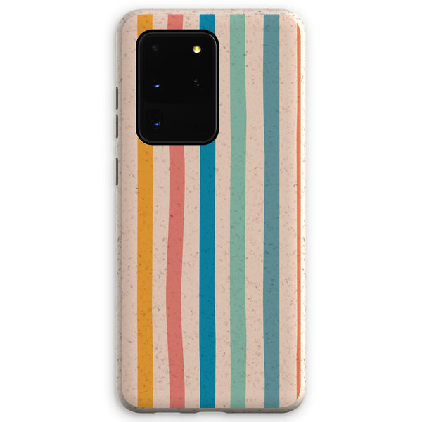 Earth Tones Stripe Eco Phone Case