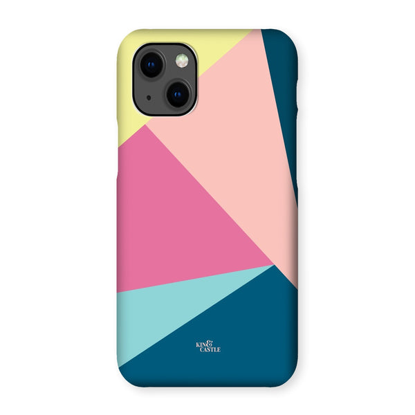 Pastel Triangles Snap Phone Case