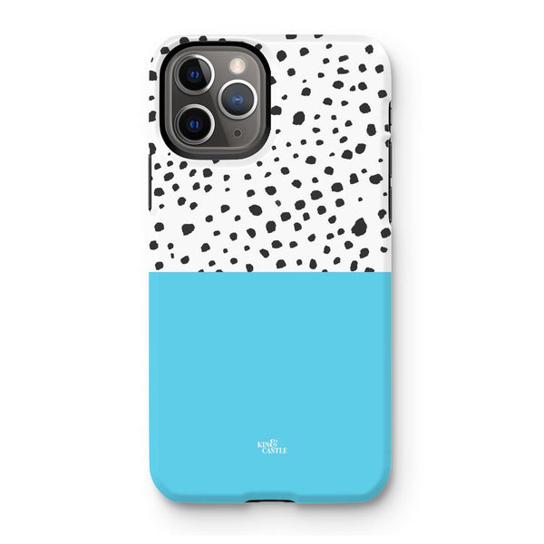 Blue & Graphite Animal Spots Tough Phone Case