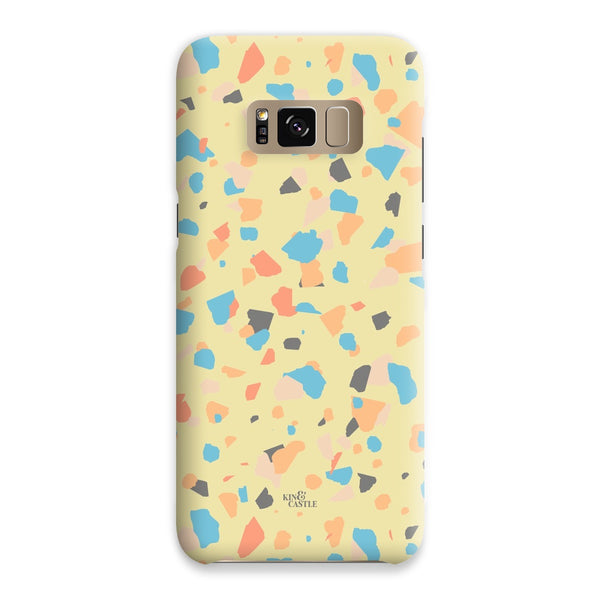 Yellow, Peach & Blue Terrazzo Snap Phone Case