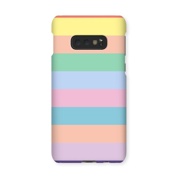 Pastel Stripe Snap Phone Case