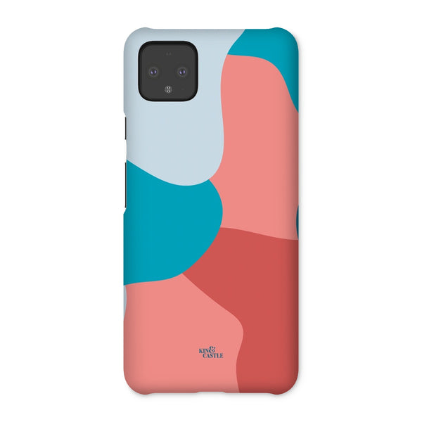 Blue, Red & Pink Abstract Snap Phone Case