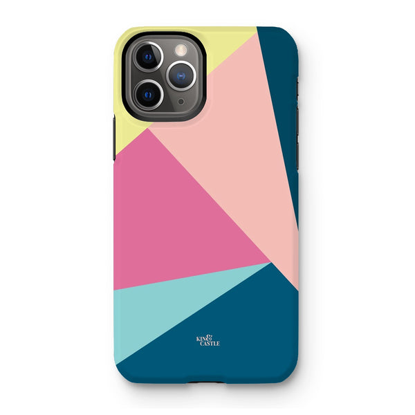 Pastel Triangles Tough Phone Case