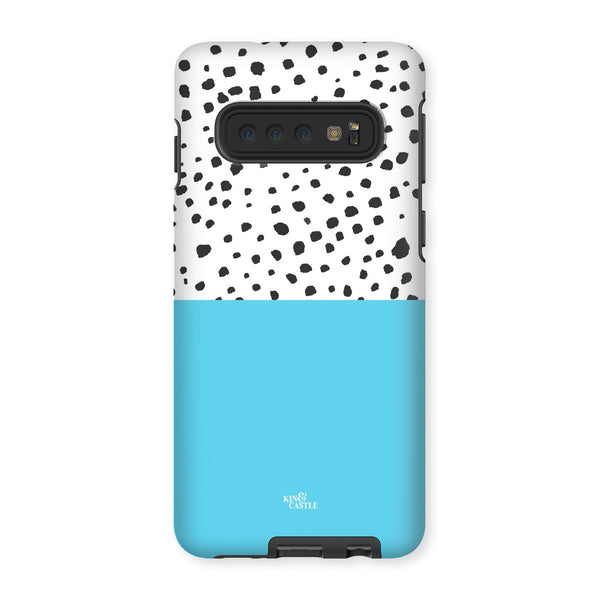 Blue & Graphite Animal Spots Tough Phone Case