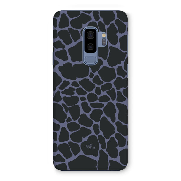 Purple & Charcoal Giraffe Print Snap Phone Case