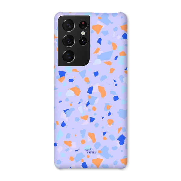 Blue & Orange Terrazzo Snap Phone Case
