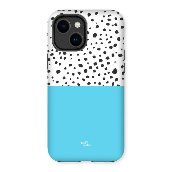 Blue & Graphite Animal Spots Tough Phone Case