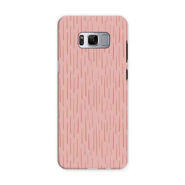 Rose Pink Dash Tough Phone Case