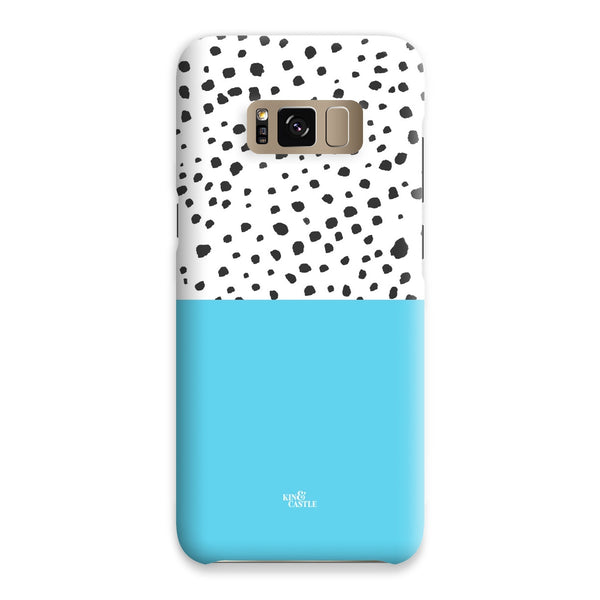 Blue & Graphite Animal Spots Snap Phone Case
