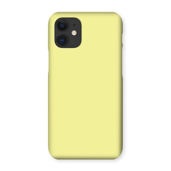 Lemon Yellow Snap Phone Case