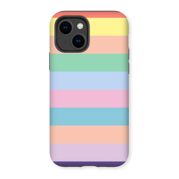 Pastel Stripe Tough Phone Case