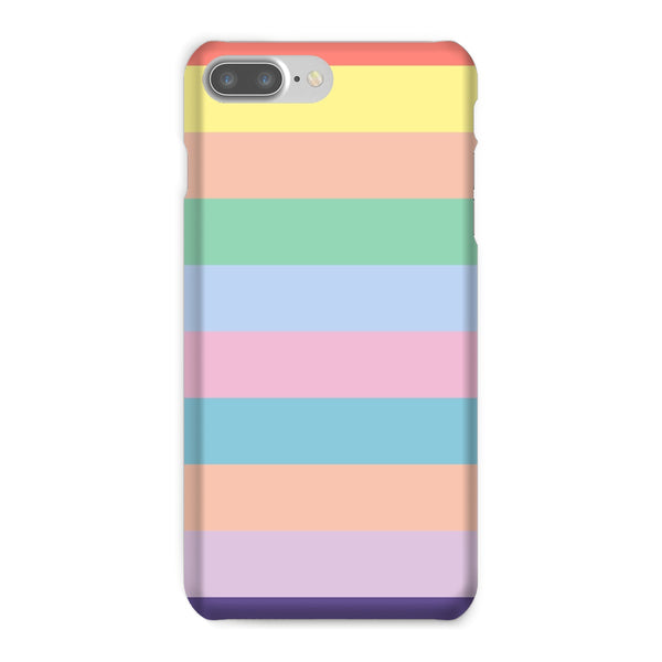 Pastel Stripe Snap Phone Case