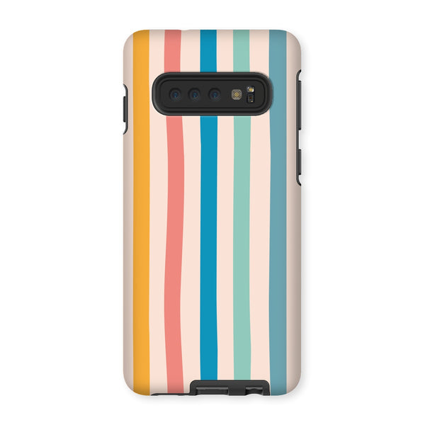Earth Tones Stripe Tough Phone Case