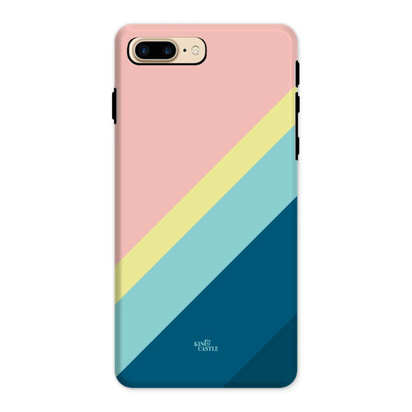 Pastels Geometric Stripe Tough Phone Case