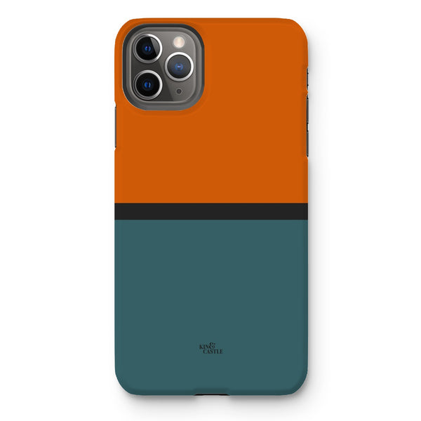 Rust & Teal Duo Tough Phone Case
